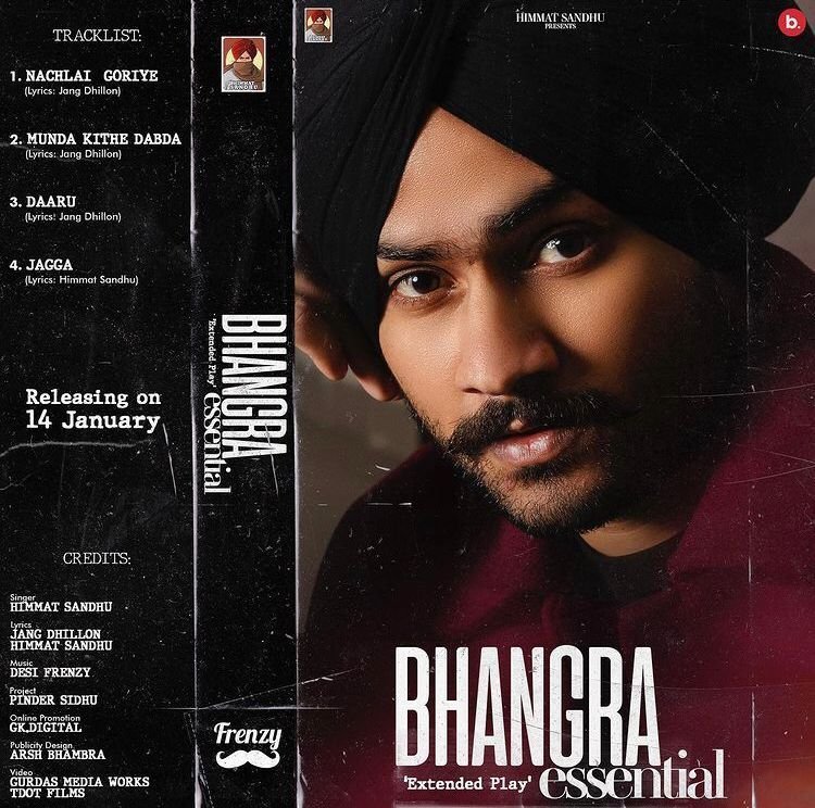 Singer Himmat Sandhu releases Bhangra Essential EP, creates buzz among audience