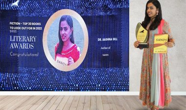 Get swept into Love with the award-winning book SANDS , a global Amazon bestseller, by Dr. Aashna Gill
