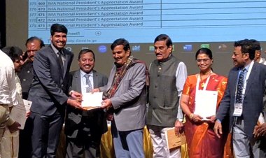 Young Doctor from Tamilnadu receives 4th National Award in a row
