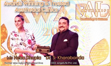 AngelLife top choice for celebrities, awarded best aesthetics chain by Bollywood Diva Neha Dhupia