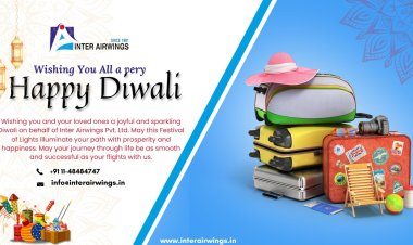 Inter Airwings Pvt. Ltd. Illuminates Diwali Celebrations: Lighting Up Skies and Journeys Since 1981