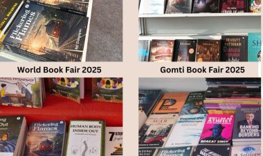 "Flickering Flames" – A Tale of Love, Fate, and Second Chances- An Exclusive Interview with Author Joy Dasgupta at World Book Fair 2025