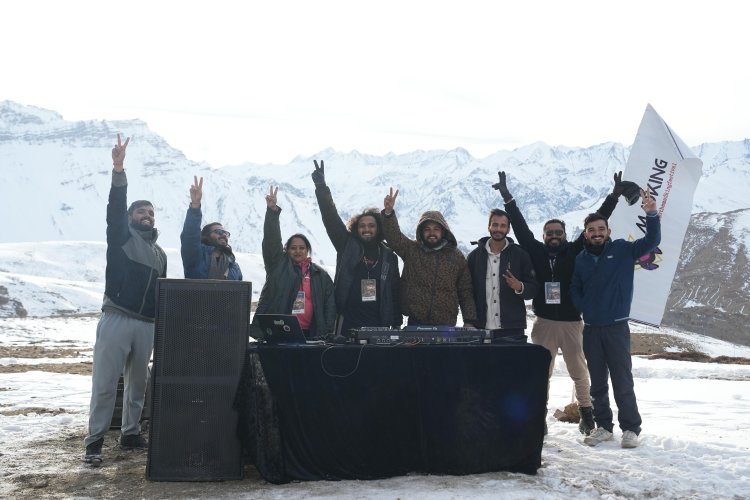 Mad King Techno Summit Creates History: Highest Altitude Techno Party at 15,050 ft in Komic, Spiti!