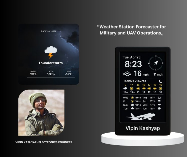 “Young Engineer Innovates Advanced Weather Station Forecaster for Military and UAV Operations”