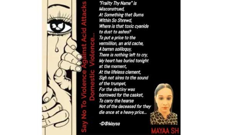 Ahead Of Her Birthday Mayaa SH Inks “I Ain’t A Bondage” for Acid Attack and Domestic Violence Survivors …