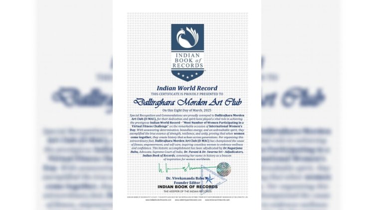 Empowering a Generation D MAC’s Historic Indian World Record Triumph on International Women’s Day