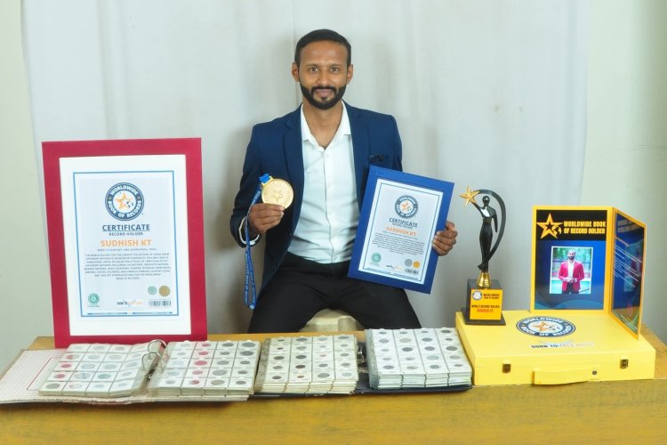 The World Record for the Largest Coin Collection: Sudhish KT’s Journey Through Nations in Metal.