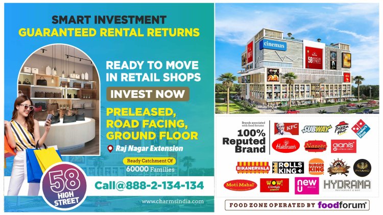Charms India:Retail Shops Available at Raj Nagar Extension, Ghaziabad