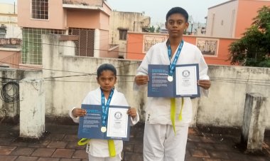 Chennai Brother and Sister achieved Guinness World Record in karate