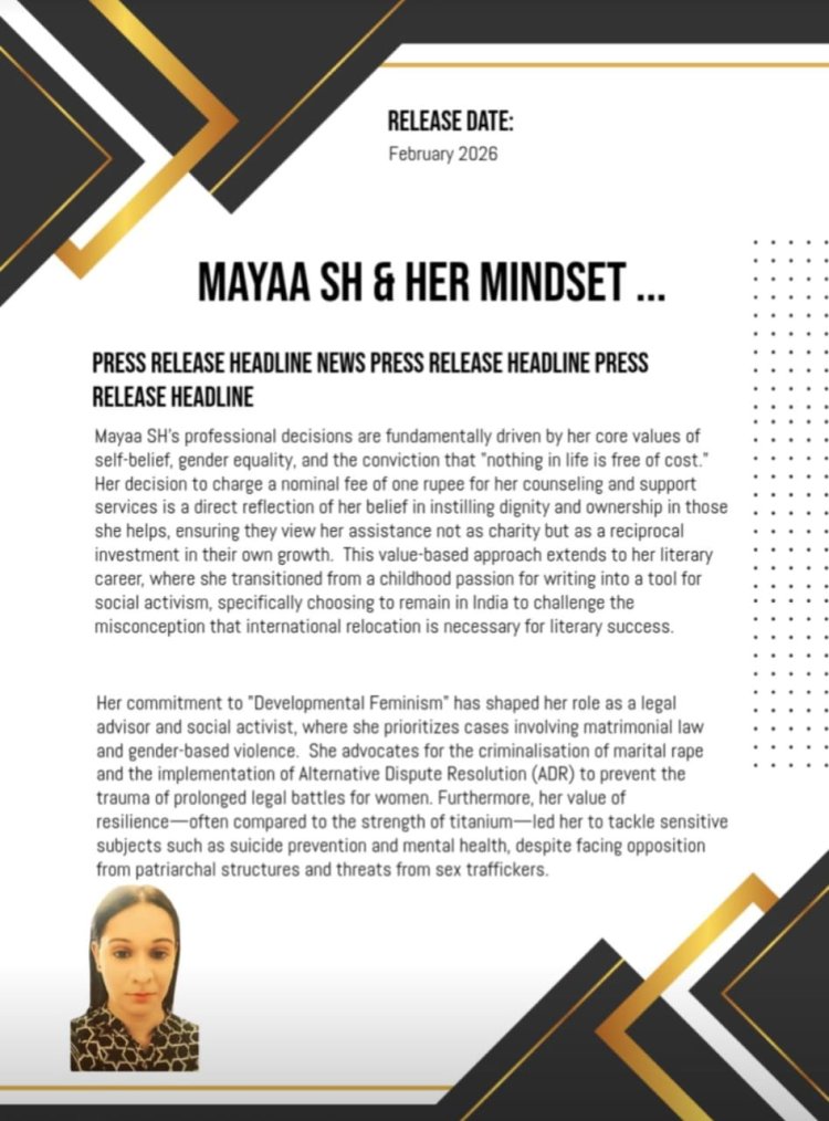 Mayaa SH And Her Mindset ....