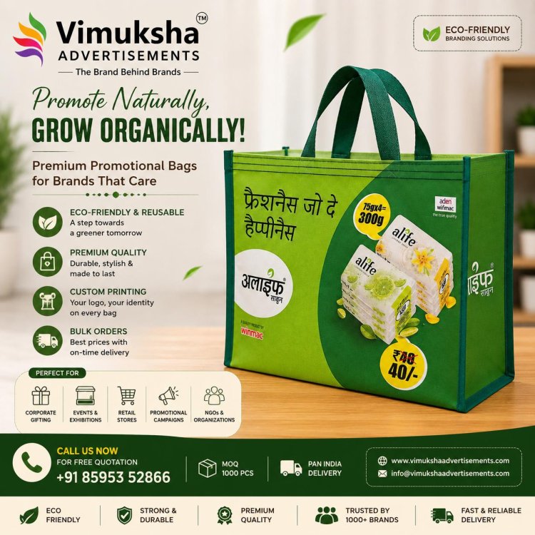 Vimuksha Advertisements Emerges as a Trusted Name in Custom Canvas, Jute and Non-Woven Bag Manufacturing