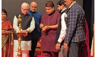 Social Activist Dr. Binu Varghese Honoured with National Excellence Award by Maharashtra Governor Jishnu Dev Varma