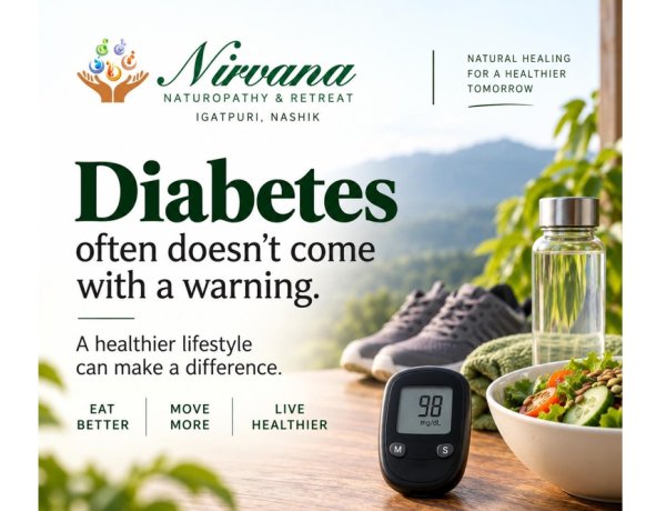 Nirvana Naturopathy & Retreat, Prediabetes: Why the Silent Rise Demands Early Lifestyle Awareness