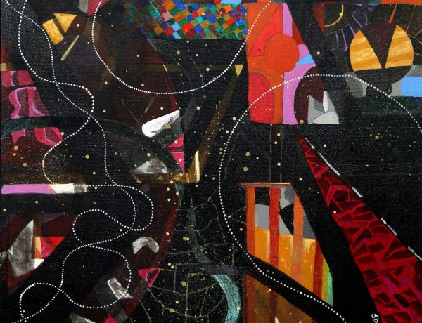 In-Between the Dialogue: Spasht–Aspasht by the Artists. Gallery ArtCradle presents a two-person exhibition by mother-daughter artists Jyoti Singh and Shreya Singh, curated by Asmita Grover