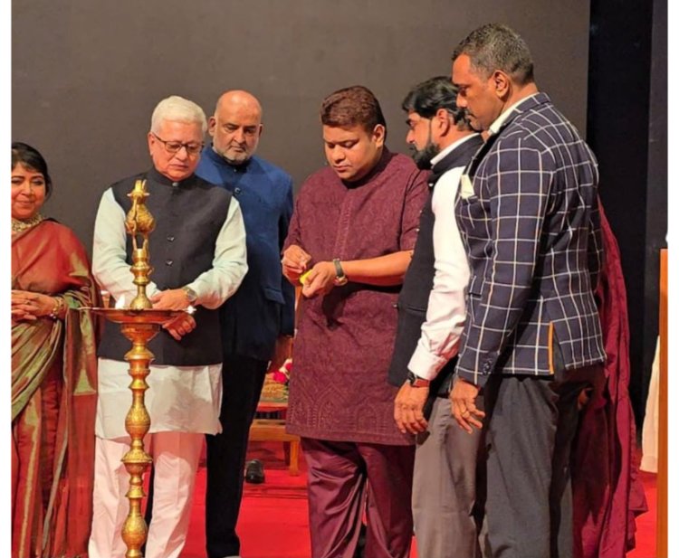 Social Activist Dr. Binu Varghese Honoured with National Excellence Award by Maharashtra Governor Jishnu Dev Varma