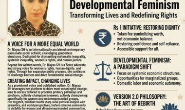Dr Mayaa SH : From Transforming Lives From Rs 1 Initiative To Powerful Voice Of Developmental Feminism ...